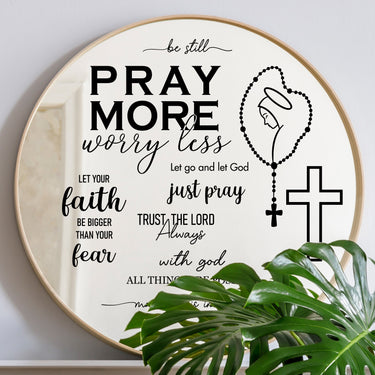 Religious Mirror Decals